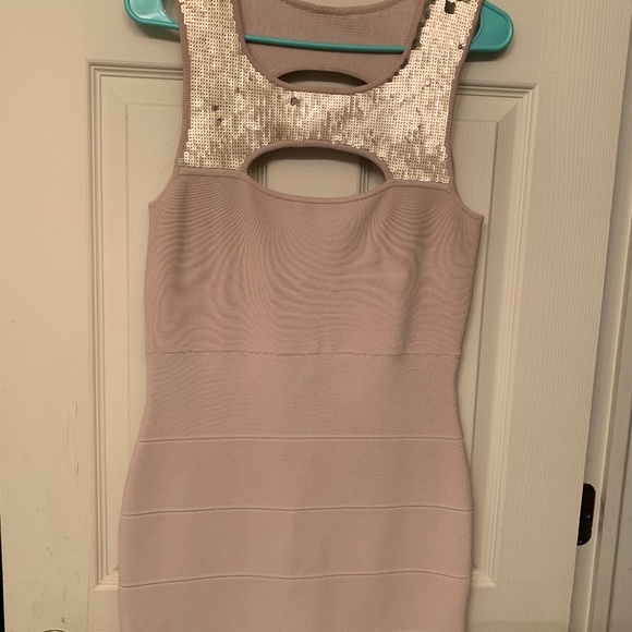 BCBG BANDAGE DRESS SEQUINED - Picture 1 of 3